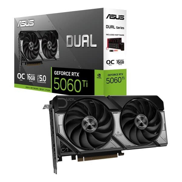 ASUS Dual GeForce RTX 5060 Ti OC 16GB