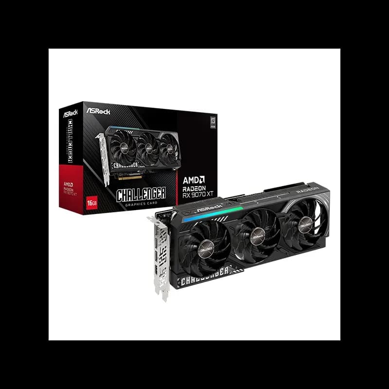 ASROCK AMD Radeon RX 9070 XT CHALLENGER 16GB