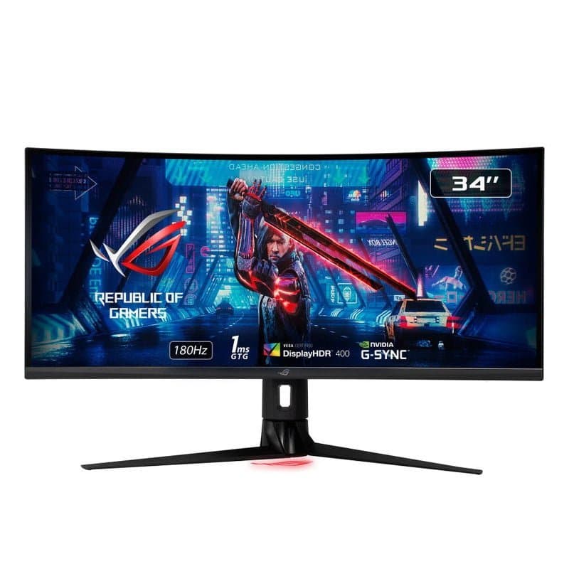 ASUS 34″ LED ROG Strix XG349C Fast IPS 180Hz UWQHD Curved