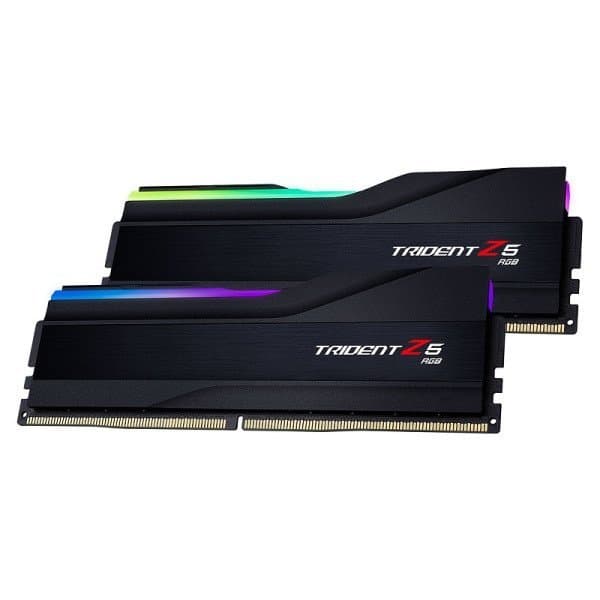 G.Skill Trident Z5 RGB 64Go (2 x 32Go) DDR5 6000 MHz CL36 – Noir