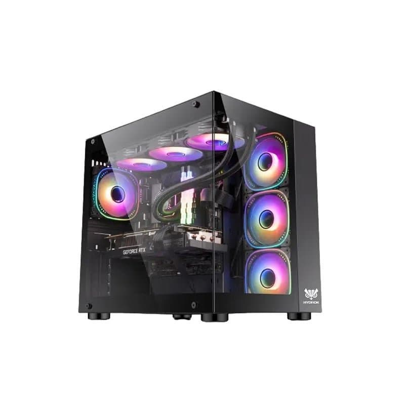 HYBROK TITAN EVO Noir (7 Fans ARGB + SET REMOTE CONTROLLER )