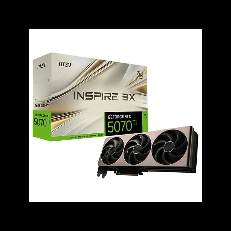 MSI GeForce RTX 5070 Ti 16G INSPIRE 3X OC 16GB GDDR7
